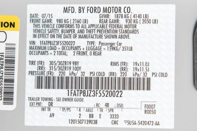 2015 Ford Mustang Shelby GT350R