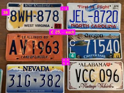 1900 Collectables Number - Rallyplates