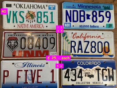 1900 Collectables Number - Rallyplates