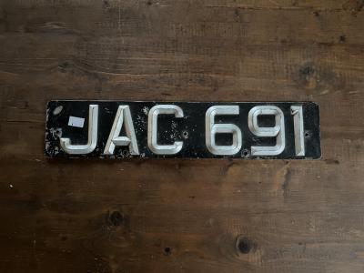 1950 Collectables numberplates European