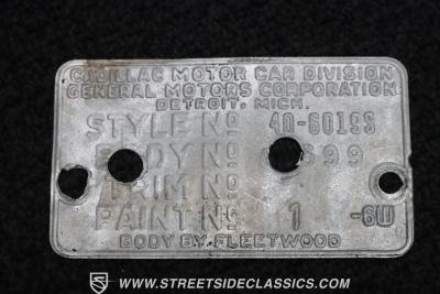 1940 Cadillac Series 60 Fleetwood