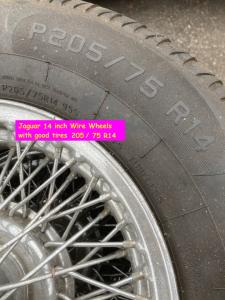1960 Jaguar wire wheels E, S and MK2
