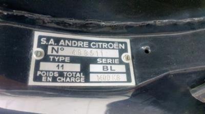 1948 Citroen 11 BL