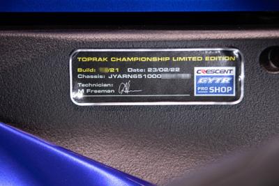 2022 Yamaha YZF R1 TOPRAK REPLICA LIMITED EDITION