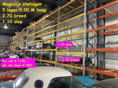 1990 Overig magazijn stellingen -kasten