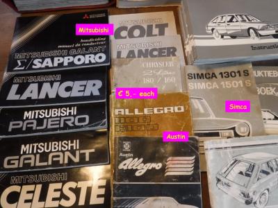 1950 Car -instr books instr books