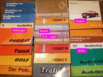 1950 Car -instr books instr books