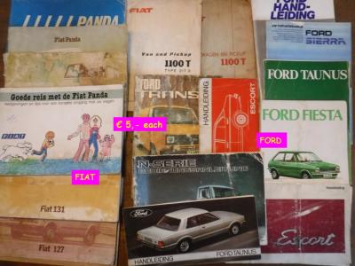 1950 Car -instr books instr books