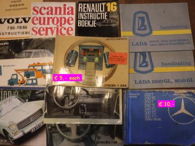 1950 Car -instr books instr books