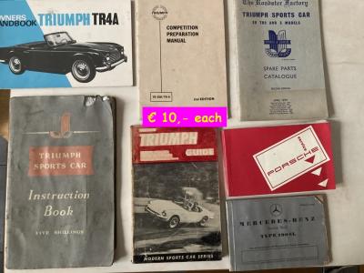 1950 Car -instr books instr books