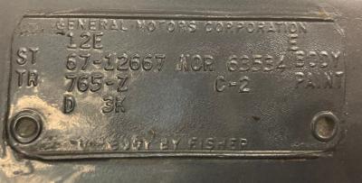 1967 Chevrolet Camaro Convertible