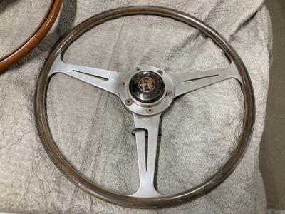 1950 several parts steering wheels