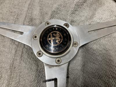 1950 several parts steering wheels