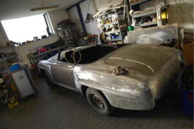 1962 Mercedes - Benz Mercedes Benz 190 SL &ldquo;Wei&szlig;&shy;grau &uuml;ber Rot&rdquo;