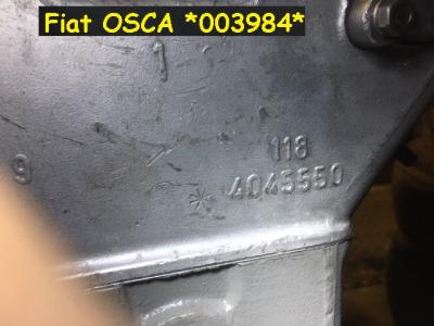 1965 Fiat OSCA - restauration to finish