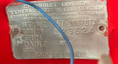 1957 Chevrolet Bel Air Convertible