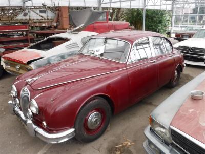 1965 Jaguar MK2 RHD red