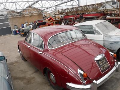 1965 Jaguar MK2 RHD red