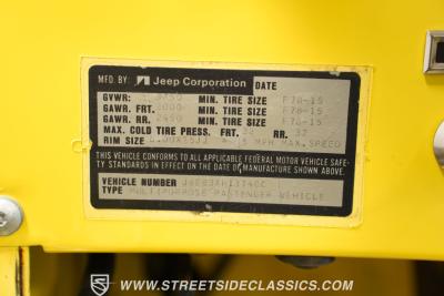 1978 Jeep CJ5 Renegade Levi Edition