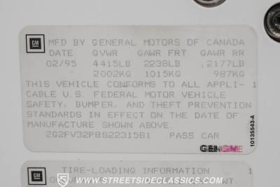 1995 Pontiac Firebird Trans Am Convertible