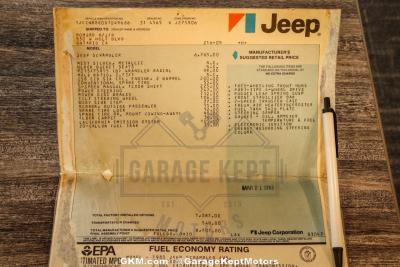 1983 Jeep CJ-8 Scrambler