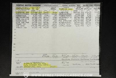 1969 Pontiac Firebird Convertible