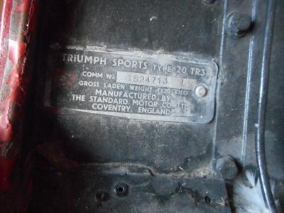 1958 Triumph TR3A  - TS24713L