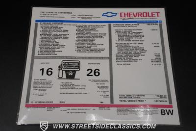 1991 Chevrolet Corvette Convertible