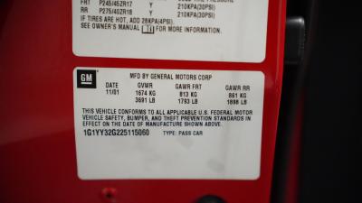 2002 Chevrolet Corvette Convertible