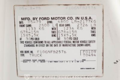 1979 Ford F-100 Ranger Explorer Restomod