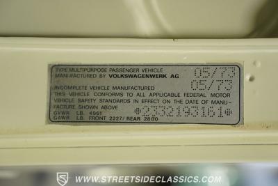 1973 Volkswagen Westfalia Camper Bus