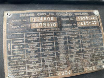 1952 Jaguar MK7 no. 734506