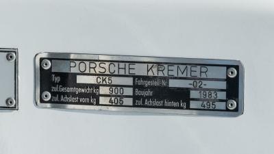 1983 Porsche-Kremer CK5 Group C Endurance Racing Prototype