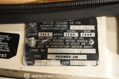 1976 Triumph TR6 Convertible