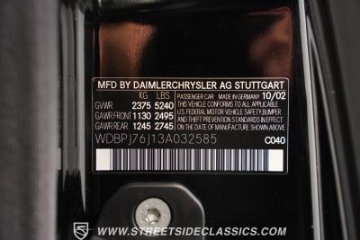 2003 Mercedes - Benz CL600