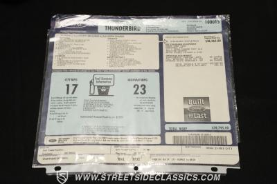 2002 Ford Thunderbird Convertible