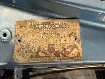 1955 Chevrolet Bel Air 2 Door Hardtop