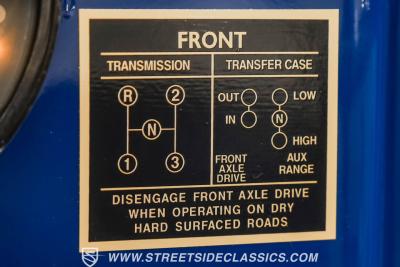 1961 Willys Jeep Wagon 4X4