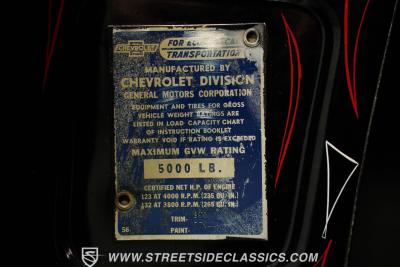 1957 Chevrolet 3100 Big Back Window