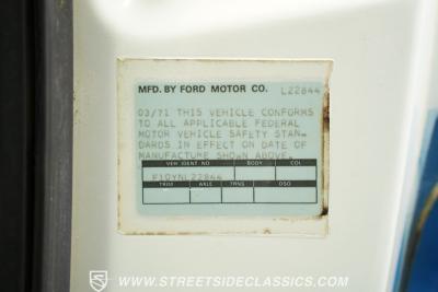 1971 Ford F-100 Ranger