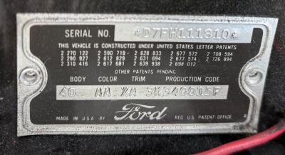 1957 Ford Thunderbird Convertible