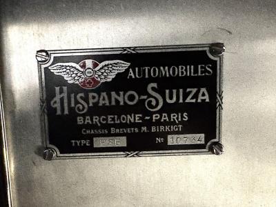 1923 Hispano Suiza H6B Cabriolet