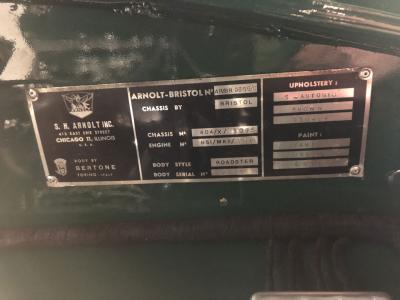 1954 Arnolt Bristol Roadster