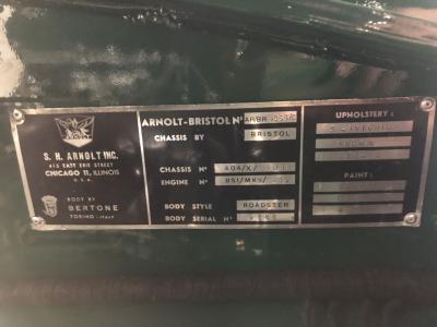 1954 Arnolt Bristol Roadster