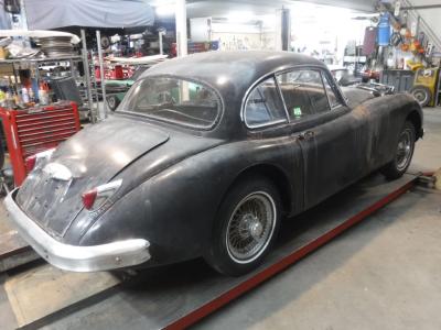 1959 Jaguar XK 150 Coup&eacute; black to restore