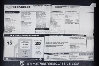 2009 Chevrolet Corvette 3LT Convertible