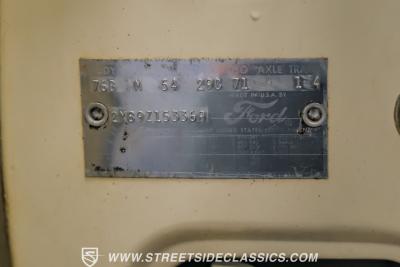 1962 Ford Thunderbird Sports Roadster