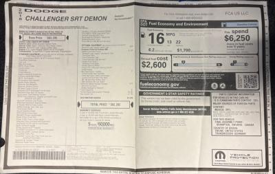 2018 Dodge Challenger SRT Demon