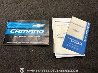 1989 Chevrolet Camaro Z28 Convertible