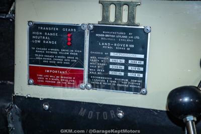 1974 Land Rover 109 Series III Wagon